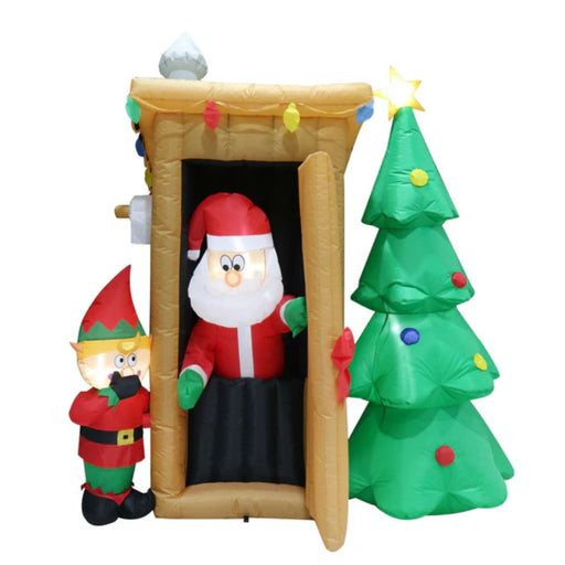 Airpower Santa Toilet Movement with LED Lights 180cm