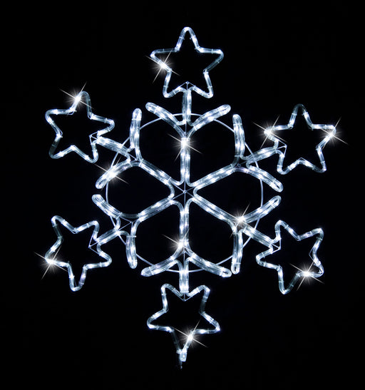 LED Ropelight Star Snowflake Twinkle 
