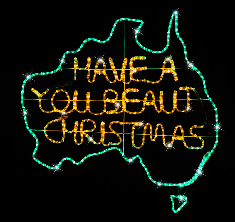 LED Ropelight Beaut Christmas Green/Gold