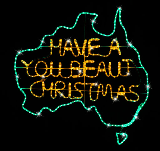 LED Ropelight Beaut Christmas Green/Gold