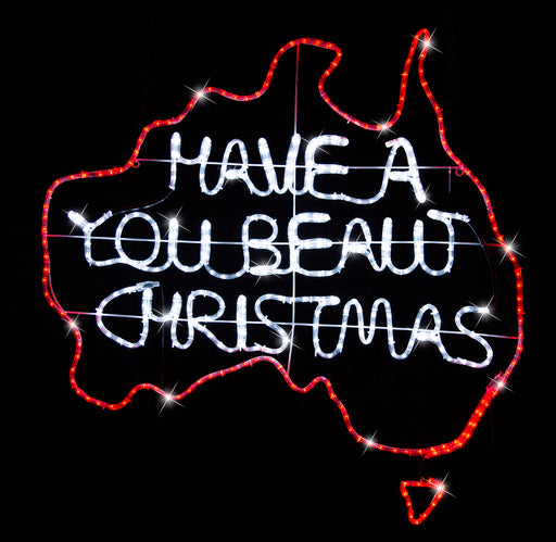 LED Ropelight Beaut Christmas Red/White 