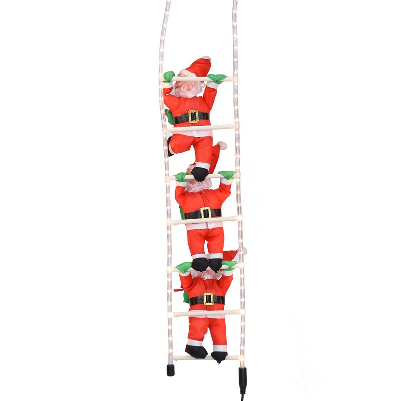 3 Climbing Santa on 2 Meters LED Rope
