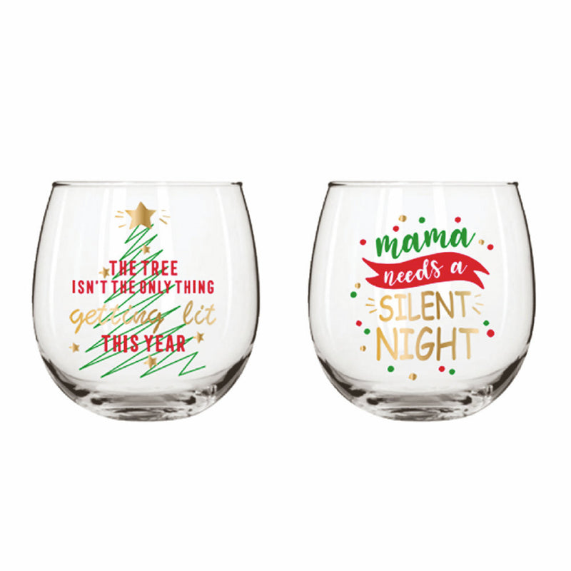 Stemless Wine Glass 2 Pack