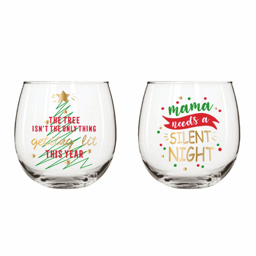 Stemless Wine Glass 2 Pack