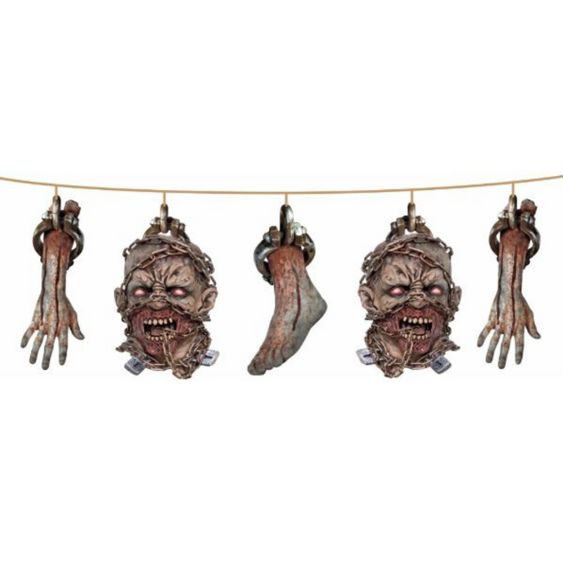 Ronis Zombie Head Garland