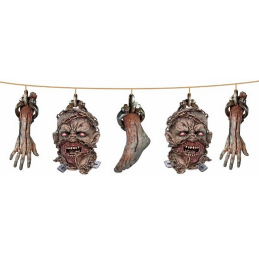 Ronis Zombie Head Garland