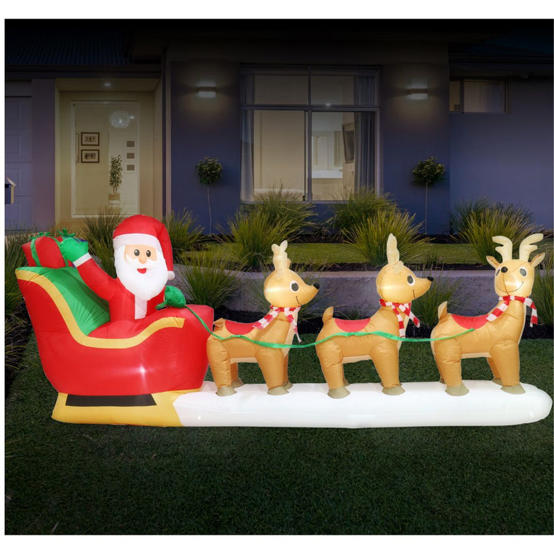 RONIS AIRPOWER SANTA SLEIGH 3 DEERS 3.6M
