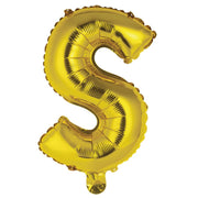 Alphabet Foil Balloon 35cm Gold - S – thumbnail