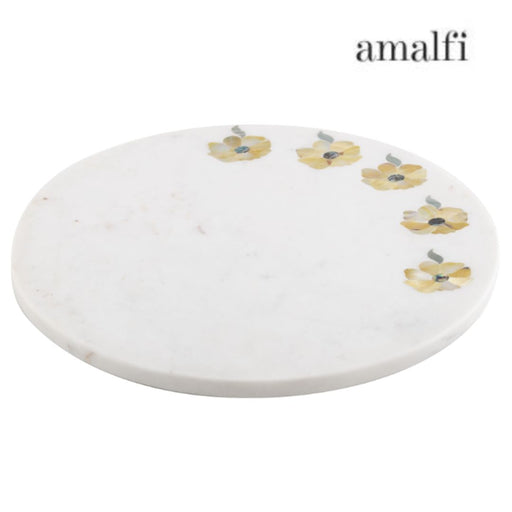 Amalfi Colette Serving Board Round White/Green