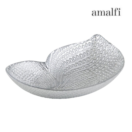 Amalfi Fisher Plate Silver 28.5x17.5x5cm