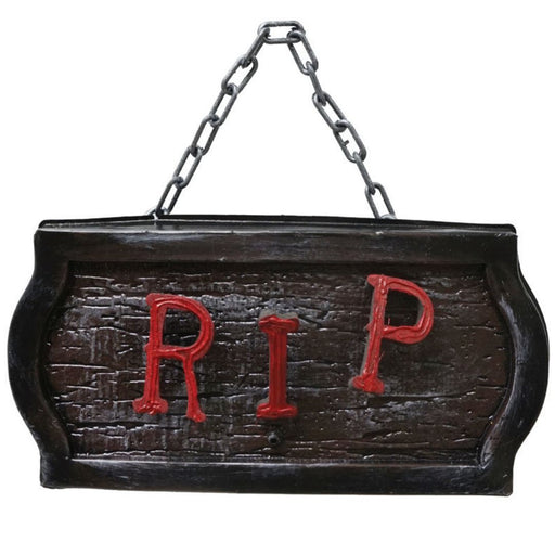 Ronis Animated Hanging RIP Plaque 30cm