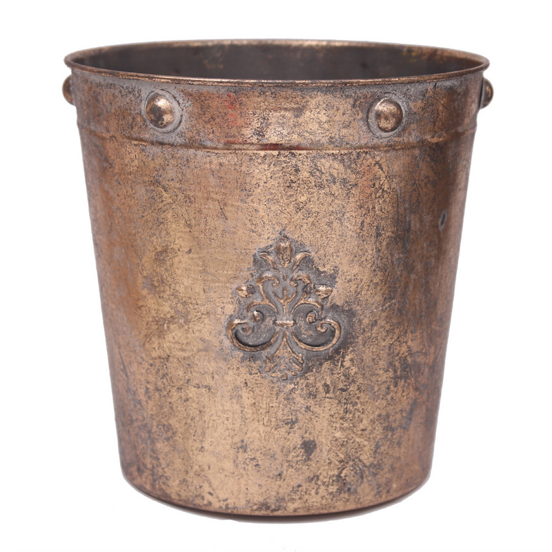 Ronis Antique Bucket 20x20.5cm Gold