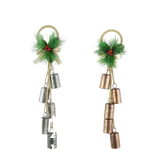 Ronis Antique Cowbells Door Hanger Assorted 5pc