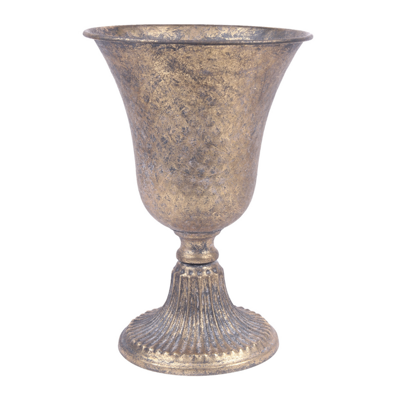Ronis Antique Metal Pot 18x26.5cm Gold
