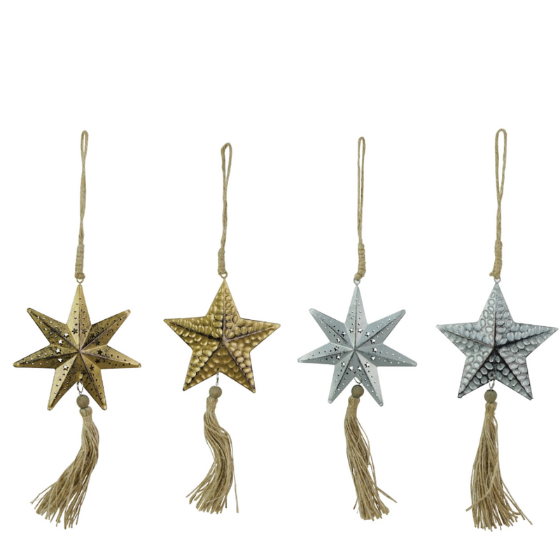 Antique Star Tassel Decor