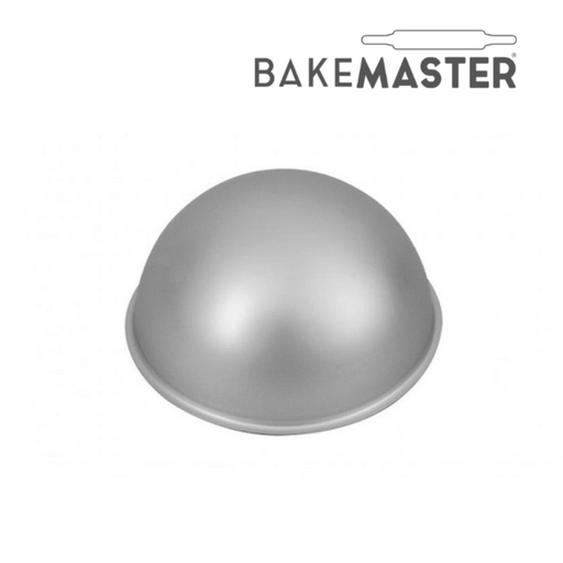 Bakemaster Silver Anodised Hemisphere Cake Pan 15x7.5cm
