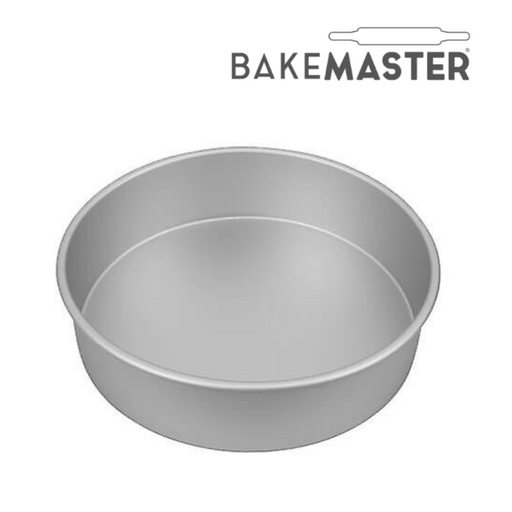 BAKEMASTER SILVER ANODISED ROUND CAKE PAN 27.5X7.5CM