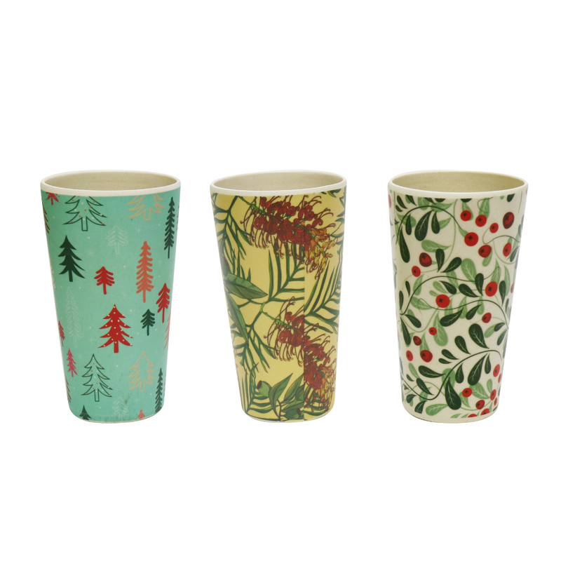 BAMBOO FIBRE TUMBLER 400ml Assorted