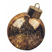 Ronis Bauble Crackle Light Up 20cm Asst.