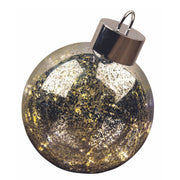 Ronis Bauble Crackle Light Up 20cm Asst.