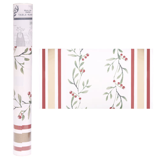 BERRY PAPER TABLE RUNNER 50CMX8M