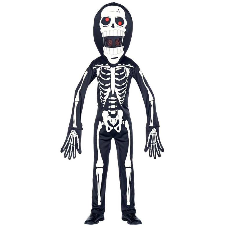 Big Headed Skeleton Mens Costume
