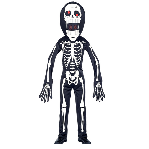 Big Headed Skeleton Mens Costume