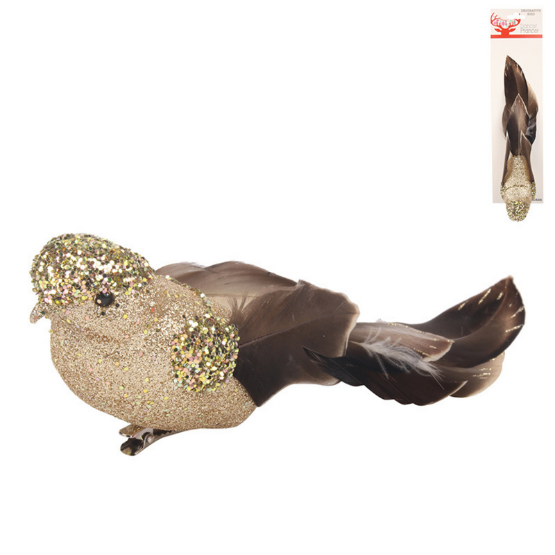 Ronis Bird Clip 22cm Champagne
