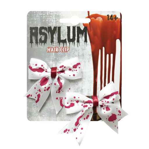 Ronis Bloody Bows Hair Clips Pack of 2