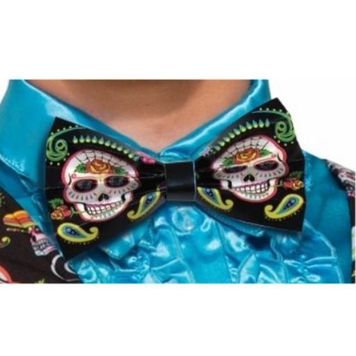 Bow Tie Day of the Dead