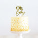 Cake Topper Gold Metal - Oh Baby