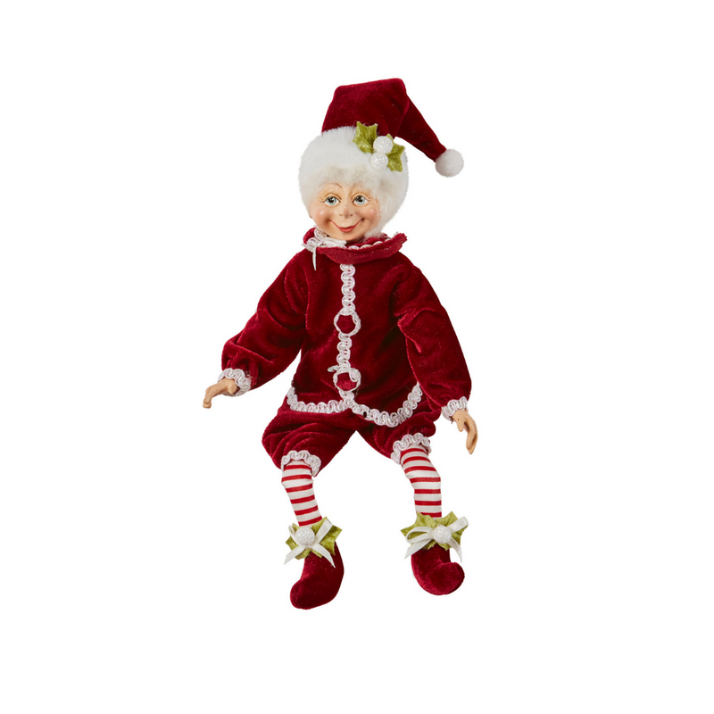 Candy Cane Elf 35cm