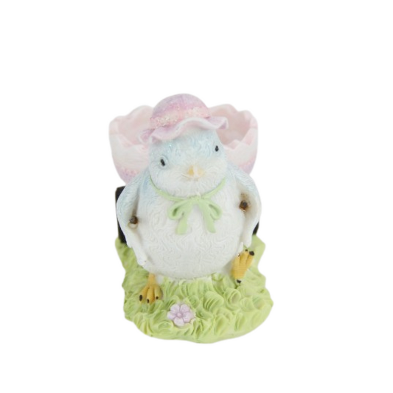 Chicken Pulling Egg Cup 12cm Assorted