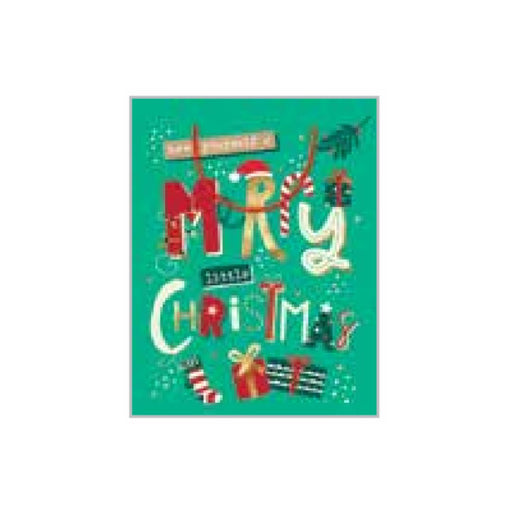 RONIS CHRISTMAS BAG MERRY CHRISTMAS FUN TYPE LARGE