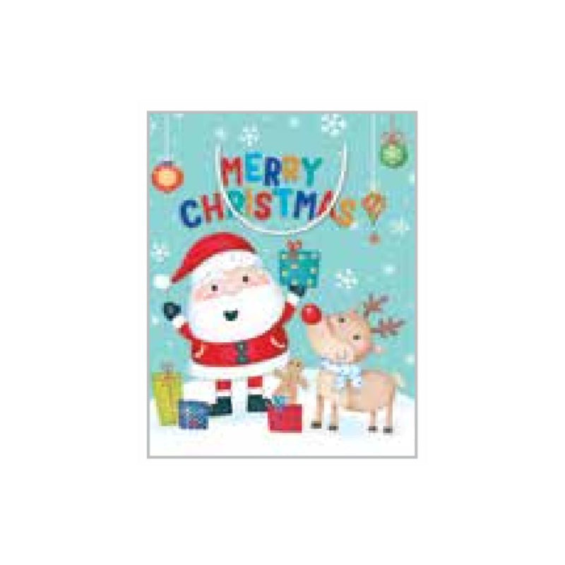 RONIS CHRISTMAS BAG SANTA AND FRIENDS LARGE
