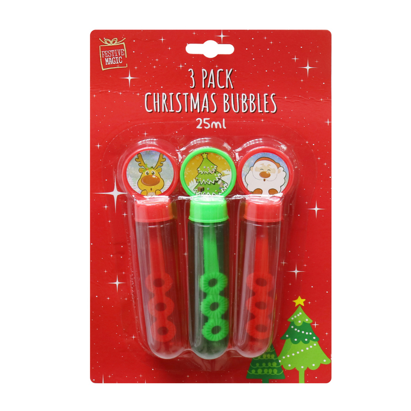 Ronis Christmas Bubble Tube Solution 25ml 3pk