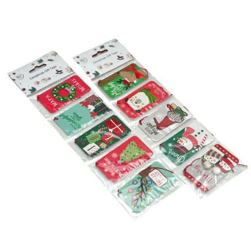 RONIS CHRISTMAS GIFT TAGS 10PK 2 ASST.
