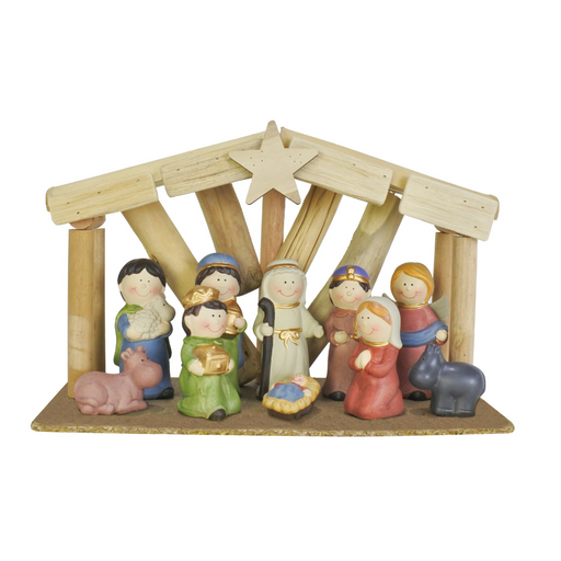 Ronis Christmas Holy Scene 11pc