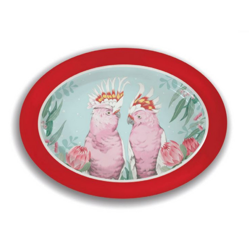 Christmas Melamine Australiana Oval Platter 36x26cm