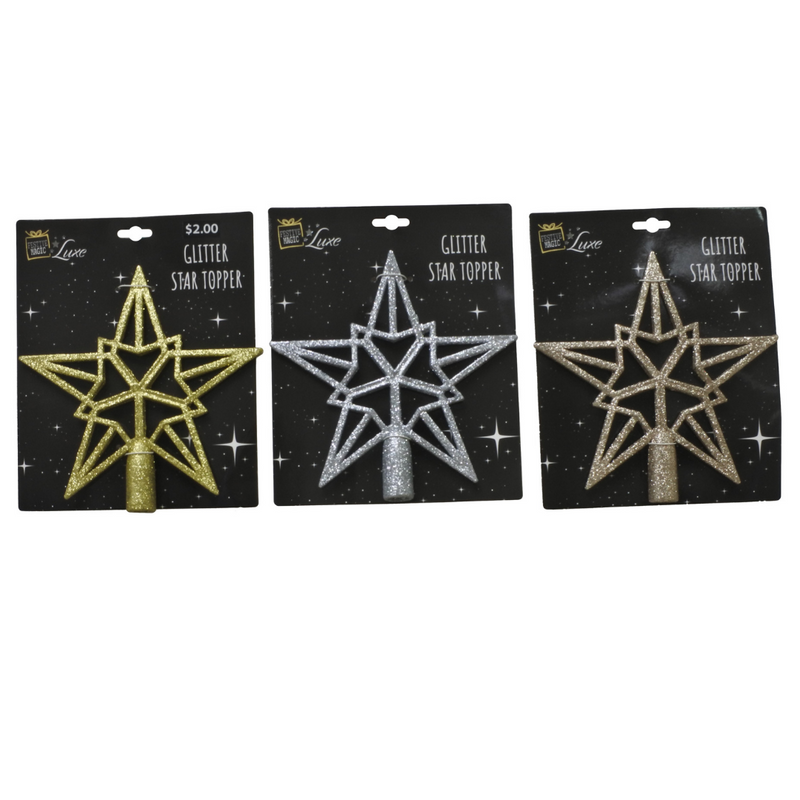 Ronis Christmas Star Tree Topper Star 20cm