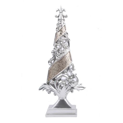 Ronis Christmas Tree Pewter 17.3x5.7x38.3cm