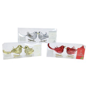 Ronis Clip-On Deco Glitter Bird 2pk