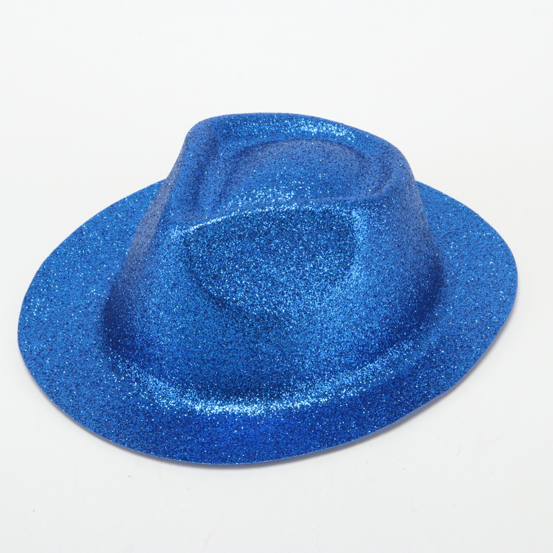 Craft Hat Cowboy Glitter Covered Assorted