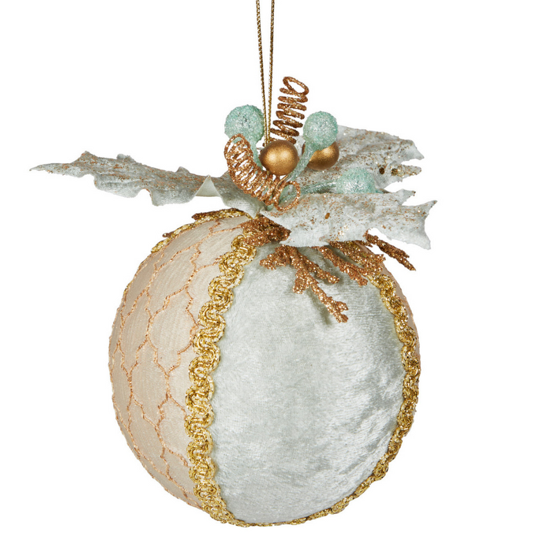 D Mint Velvet Bauble 10cm