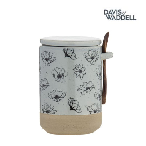 Davis and Waddell Beetanical Canister with Spoon 10x15cm