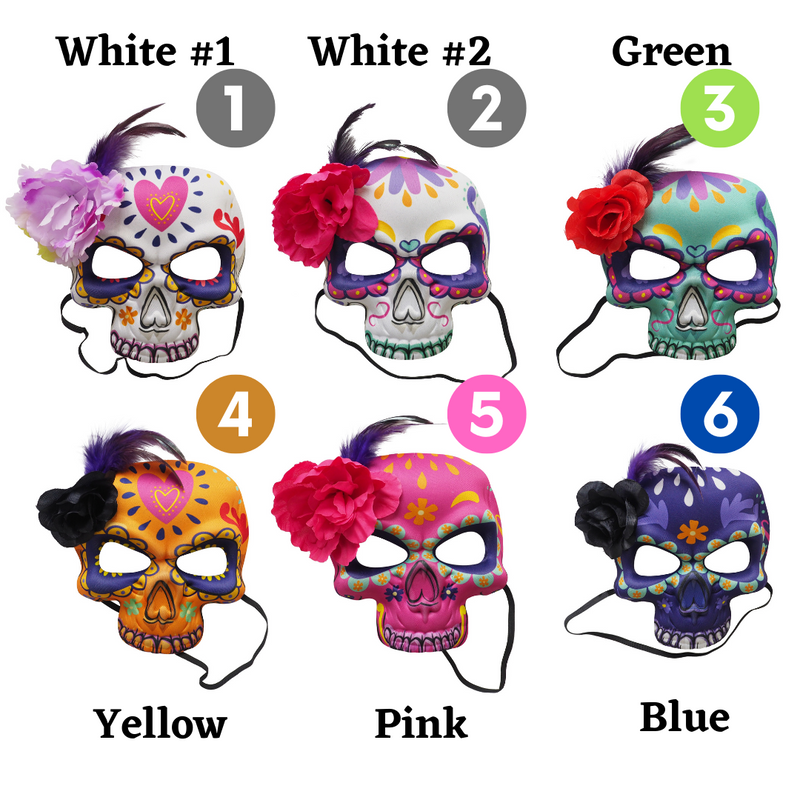 Day of The Dead Skeleton Eye Mask