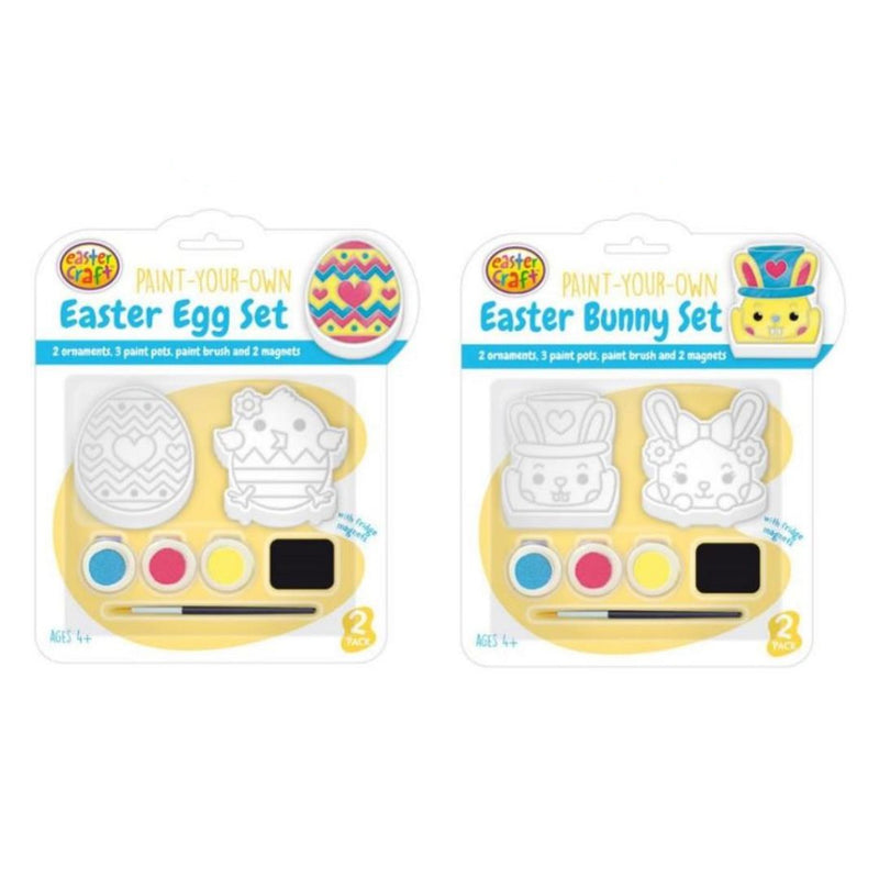 Easter Paint Set Ornaments Assorted