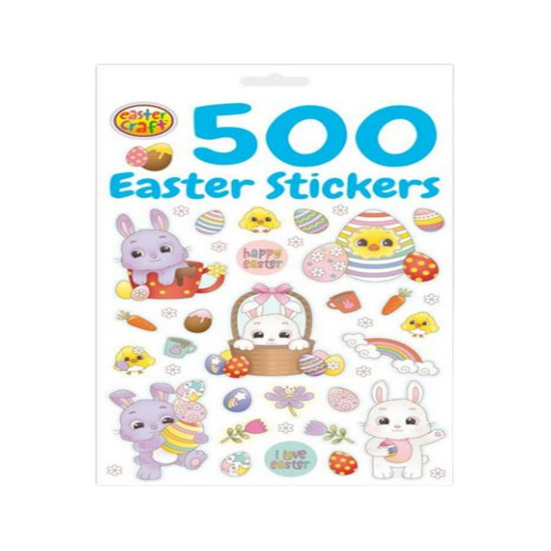 Ronis Easter Stickers 500pk Assorted