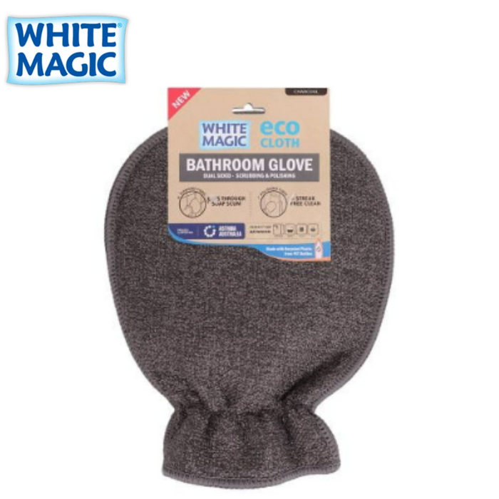 Eco Cloth Bathroom Glove - Charcoal
