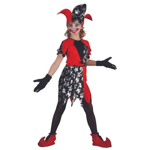 RONIS EVIL JESTER GIRLS COSTUME